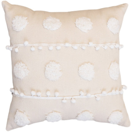 Pillowcase Tufted Pillow Solid Color Cover Waist Cushion - Wnkrs