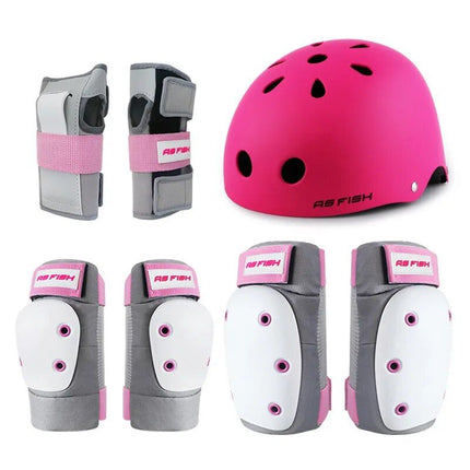 Knee, Elbow, Wrist Pads & Helmet for Skating and Cycling - Wnkrs