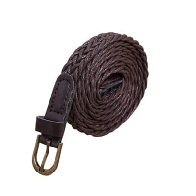 Women’s Casual Braided Leather Belt - Wnkrs