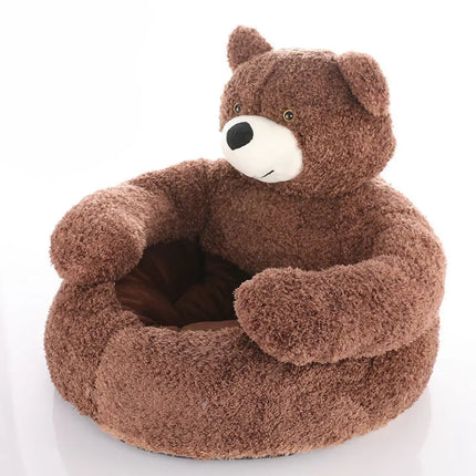 Cama para mascotas con forma de osito de peluche