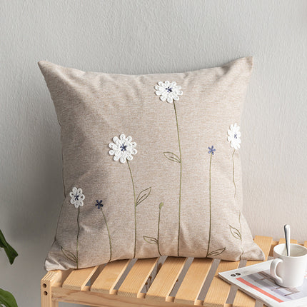 Embroidery double-faced ni embroidery hand-made retro sofa pillow - Wnkrs