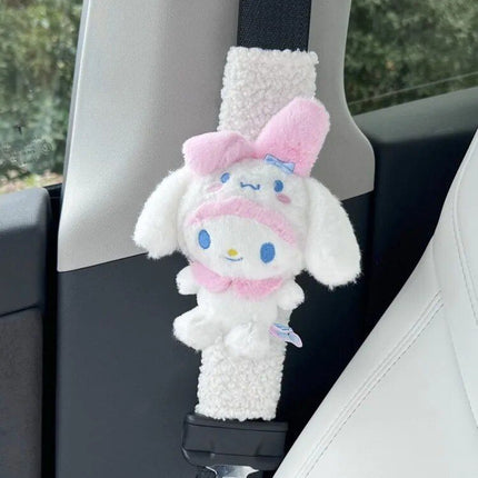 Cute Cartoon Dog Car Seat Belt Shoulder Protector - Wnkrs