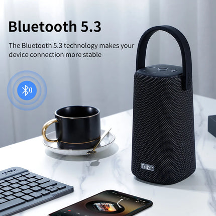 Haut-parleur Bluetooth portable professionnel avec son à 360°, haut-parleur sans fil d'extérieur étanche IP67