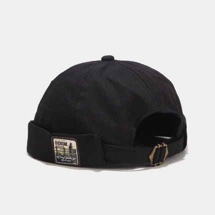 Gorro unisex estilo hip hop sin visera vintage