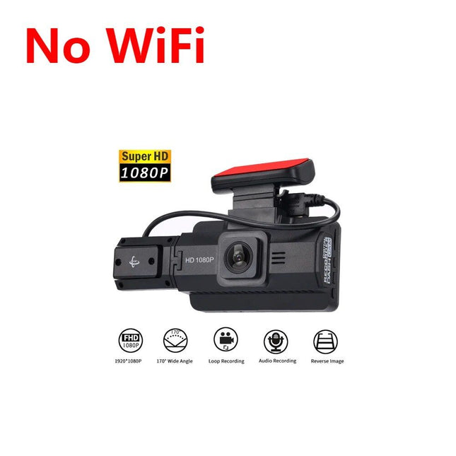 1080P HD Dash Cam with 360° Wide Angle, Night Vision, and G-Sensor - Wnkrs