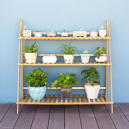 3-Tier Bamboo Plant Stand - Wnkrs