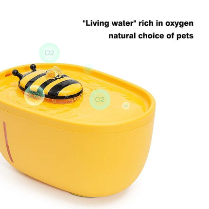 2L Quiet Pet Water Fountain with Multi-Stage Filtration for Dogs and Cats - Wnkrs