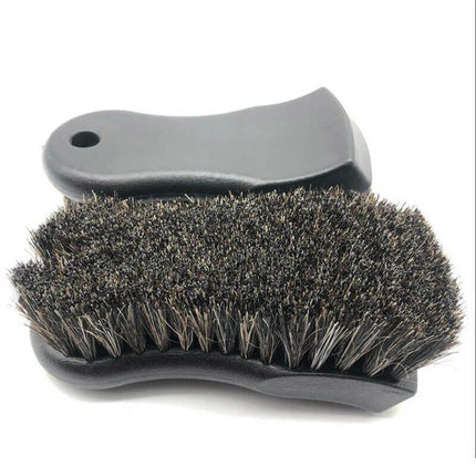 Horsehair Leather & Textile Cleaning Brush for Car and Furniture - Wnkrs