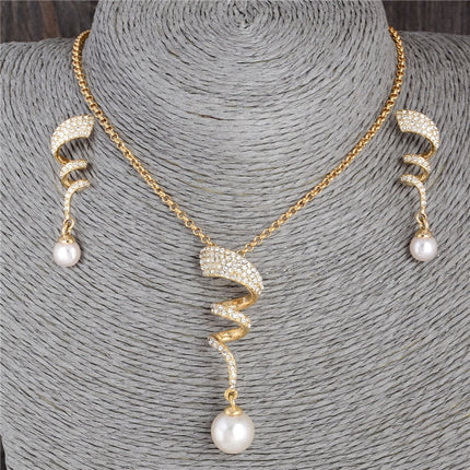 Women's Vintage Pearl Imitation Jewelry Set - Wnkrs
