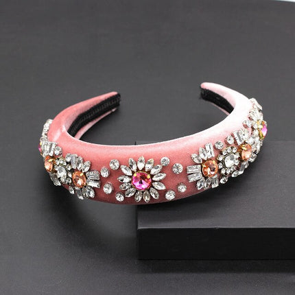 Women's Wide Baroque Pearl Decorated Headband - Wnkrs