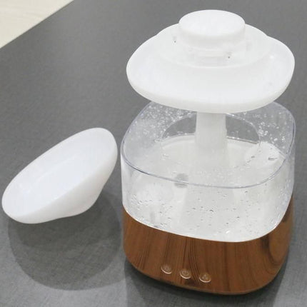 Humidificateur d'air et veilleuse en forme de nuage de pluie coloré avec aromathérapie