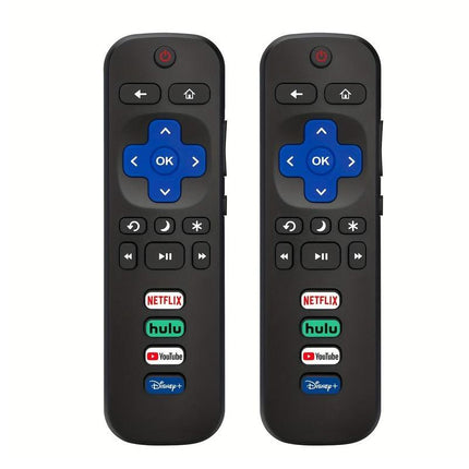 Lot de 2 télécommandes de remplacement pour Roku Smart TV