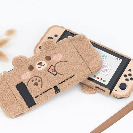 Cute Bear Plush Nintendo Switch Case - Wnkrs