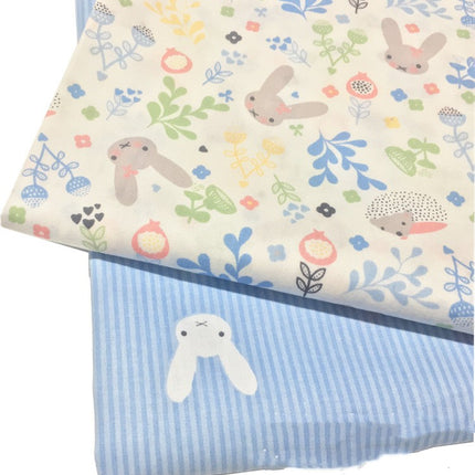 Cotton Twill Cartoon Rabbit Bedding Clothing Fabric - Wnkrs