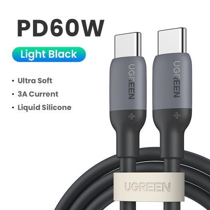 Cable USB C a C de alta potencia, carga rápida de 60 W/100 W