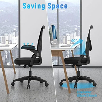 Ergonomic Mid-Back Mesh Office Chair - Wnkrs