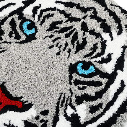 Tapis touffeté à tête de tigre pour salon et chambre d'enfant