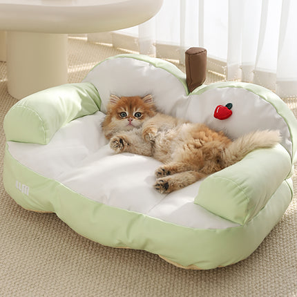 Cama para gatos y cachorros de colores dulces