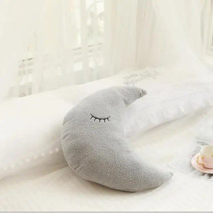 Nice Stuffed Cloud Moon Star Raindrop Plush Pillow - Wnkrs