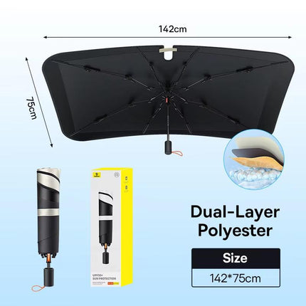 Pare-soleil pliable pour pare-brise de voiture