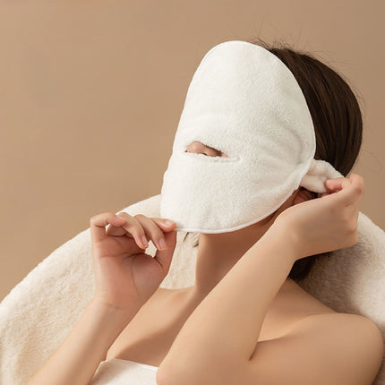 Hot Compress Facial Towel Mask for Moisturizing and Skin Care