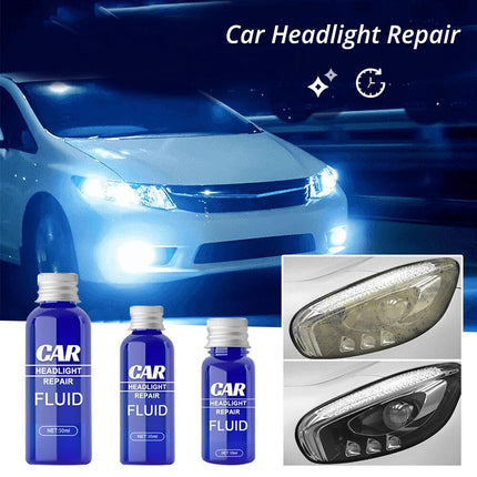 Fast-Acting Car Headlight Scratch Remover & UV Protector (10-50ml) - Wnkrs