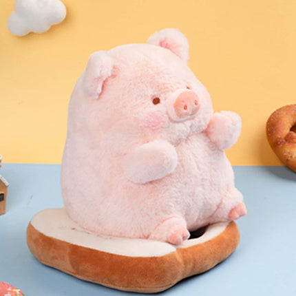 Kawaii Lulu Pig Bread Plush Toy - Adorable Stuffed Animals for Kids - Wnkrs