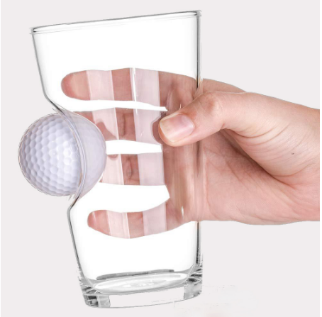 Stuck In Glass Beer Mug Golf Embedded Creative Wine Glass - Wnkrs