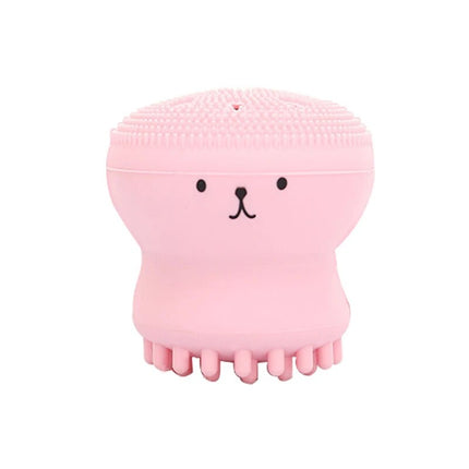 Silicone Octopus Face Cleansing Brush for Exfoliating and Pore Cleaning