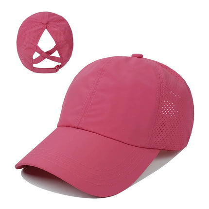 Casquette de baseball de sport en maille d'été pour femme