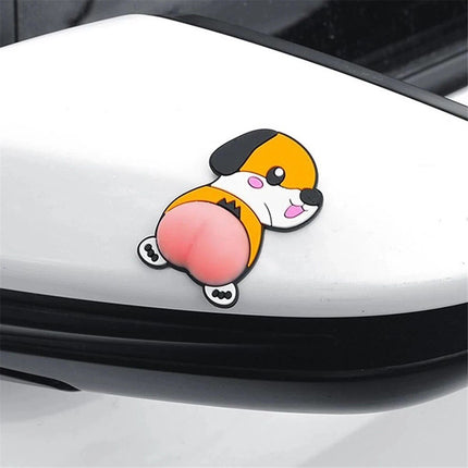 3D Cartoon PVC Anti-collision Stickers for Cars, Phones, and Home Decor - Wnkrs