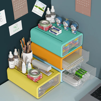 Porte-stylo et organiseur de bureau de style tiroir multicouche