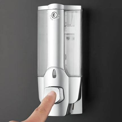 Dispensador de jabón y champú de pared de 350 ml