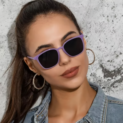 Gafas de sol estilo ojo de gato cuadradas retro con protección UV400