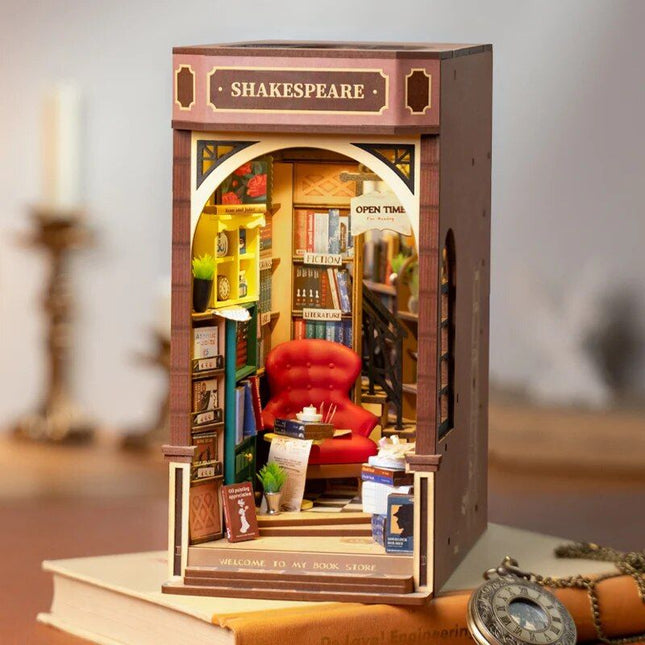 DIY Book Nook 3D Puzzle Kit - Wnkrs