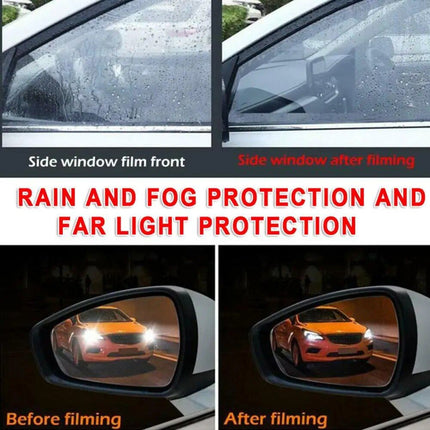 Anti-Fog Car Mirror & Window Protective Film (4Pcs Set) - Wnkrs