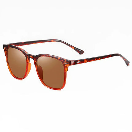 Gafas de sol polarizadas cuadradas retro para hombre