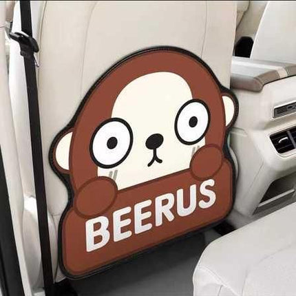 Kid-Friendly Car Seat Protector - Waterproof, Cartoon-Designed Anti-Kick Mat - Wnkrs