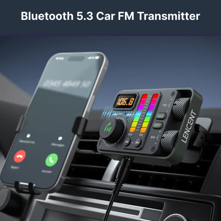 Transmetteur FM Bluetooth 5.3 pour voiture