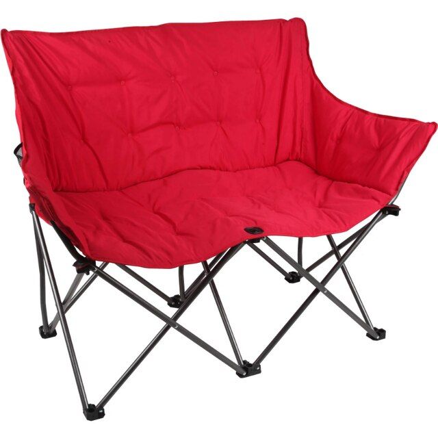 Red Ozark Trail Deluxe Padded Love Seat Chair - Wnkrs