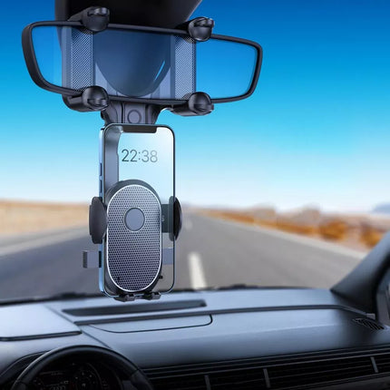 360° Rotating Car Rearview Mirror Phone Mount - Wnkrs