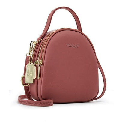 Chic Mini Backpack - Women's PU Leather Fashion Shoulder Bag