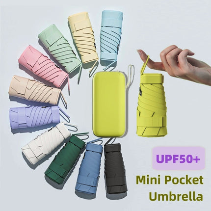 Paraguas plegable mini UPF50+