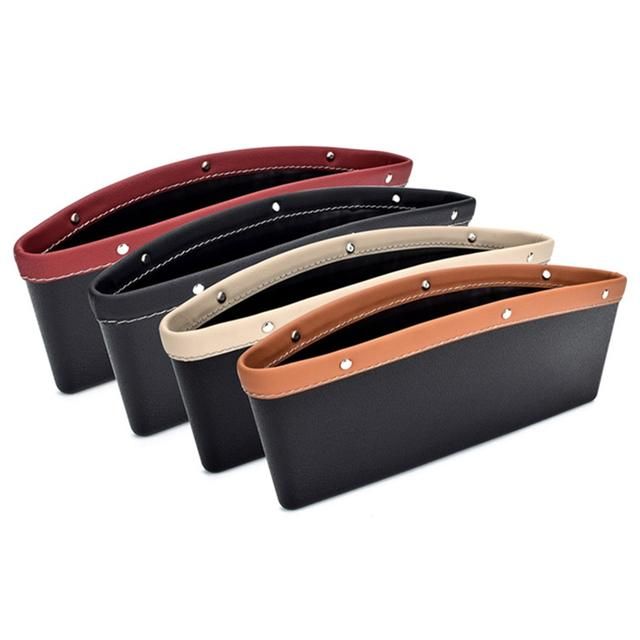 PU Leather Car Seat Gap Organizer