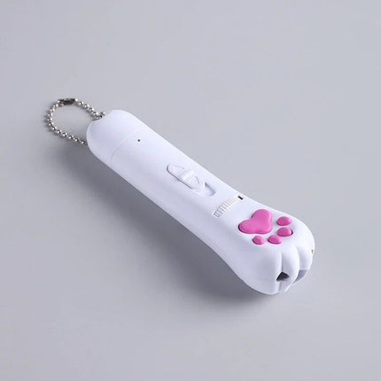 6-in-1 USB Rechargeable Pet Laser Toy with LED & UV Functions - Wnkrs