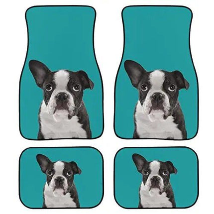 Red Rose Printed All-Weather Car Floor Mats (Set of 4) - Wnkrs