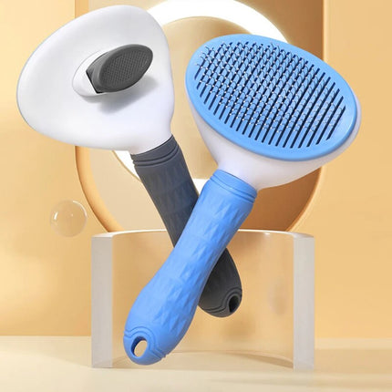 Peigne de toilettage pour animaux de compagnie de luxe - Brosse en acier inoxydable pour chats et chiens