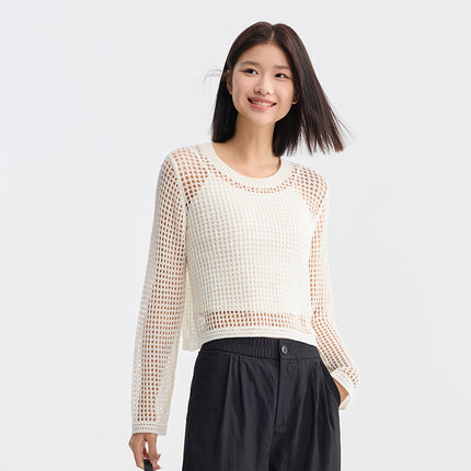 Elegant Women's Mesh Top