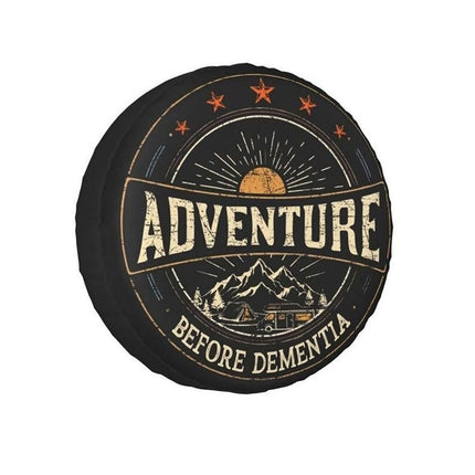 Universal Adventure-Themed Tire Cover for SUV, Truck & Camper - Wnkrs