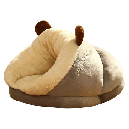 Acogedora cama cueva para gatos